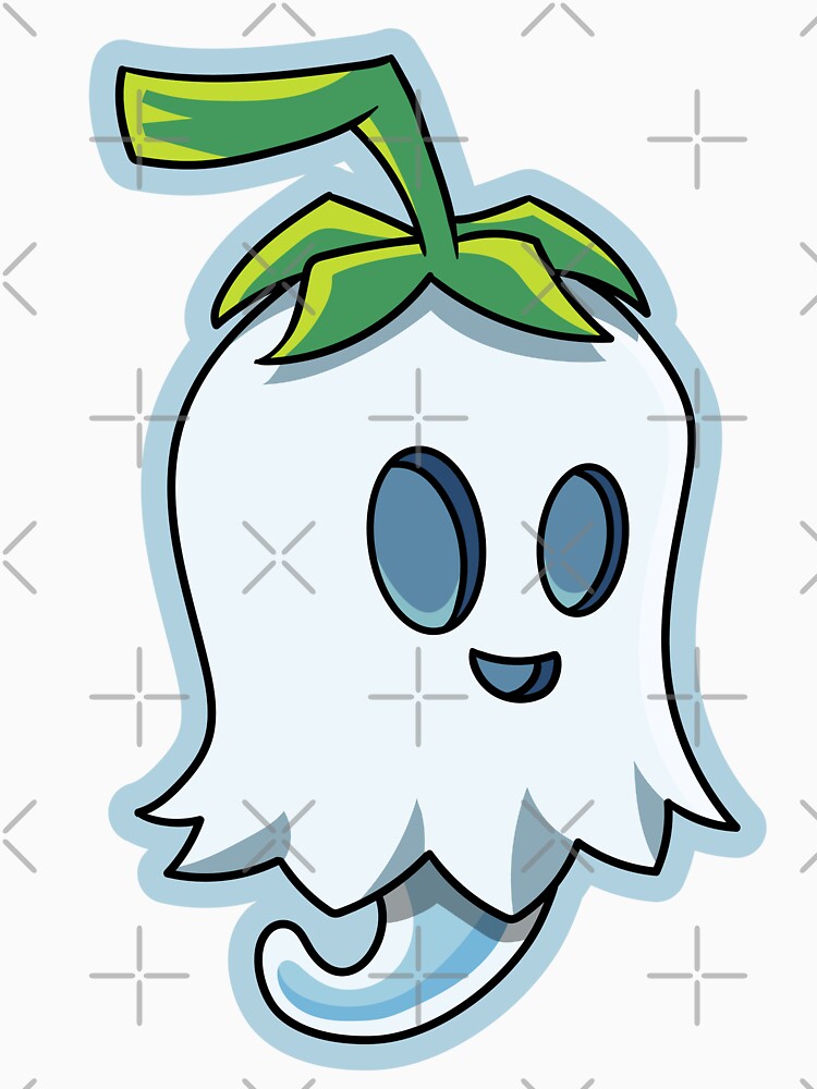 Kawaii ghost vegetable by Raymi03