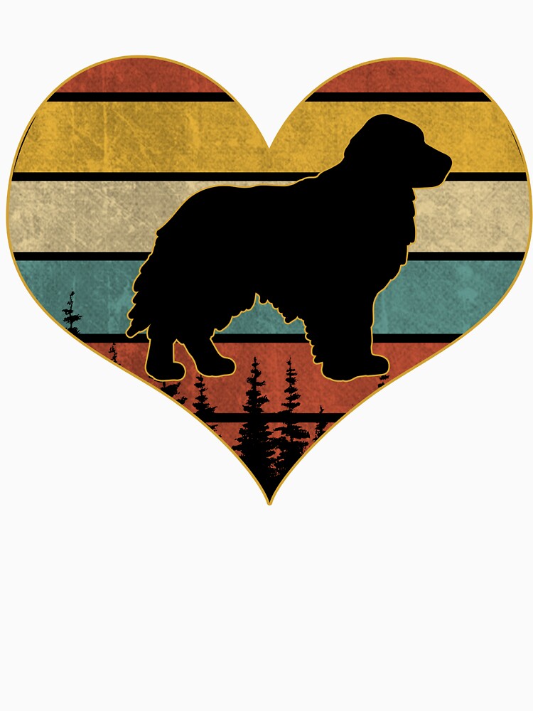 Retro vintage golden retriever heart by gastonfongemie