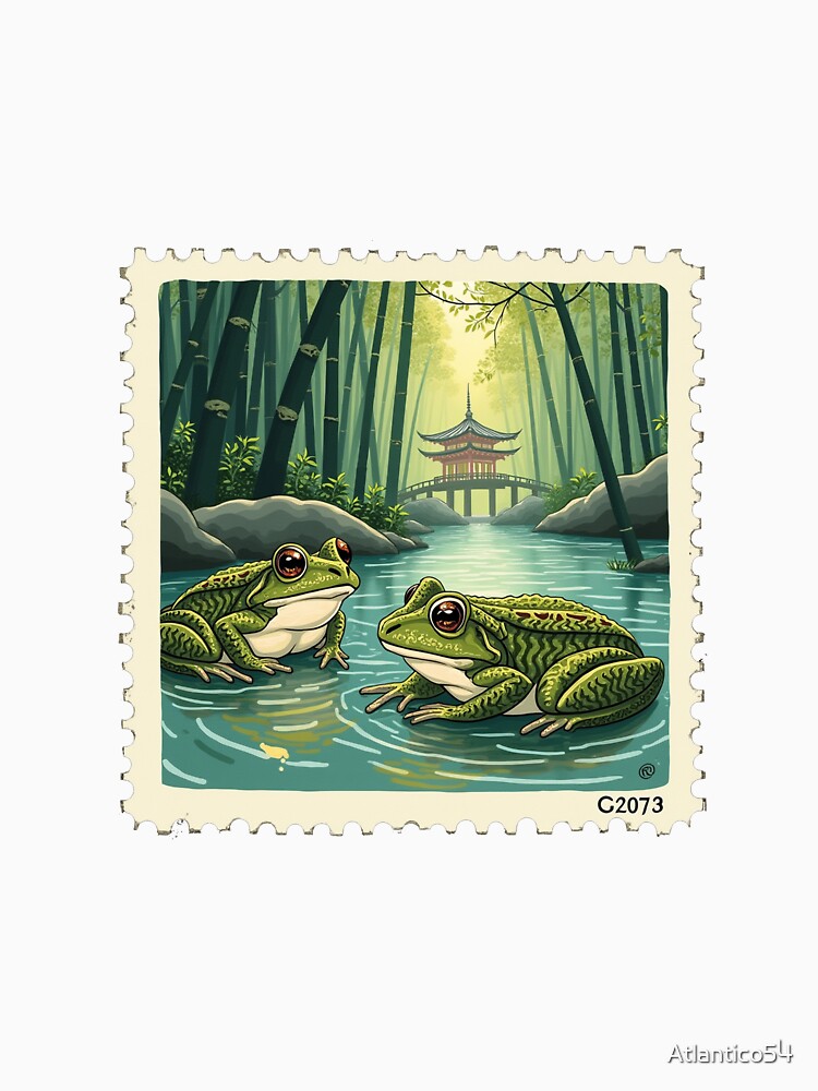 Cottagecore Frog Stamp by Atlantico54