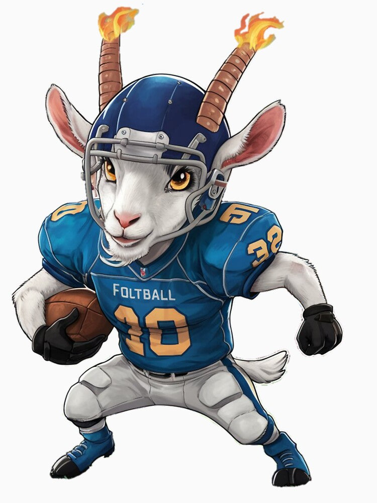 Football Fantasy Goat - Goat Design by Dirty-Designs