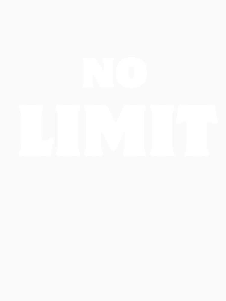 NO LIMIT Typography Minimal Motivational T-Shirt Design by bulbul Islam