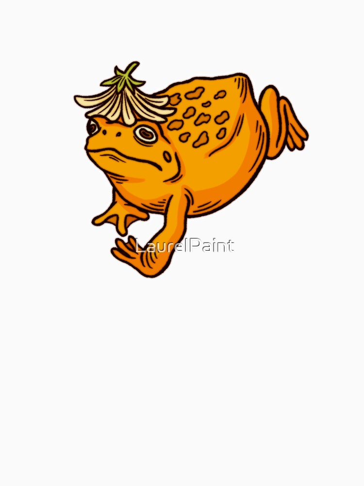 Daisy frog by LaurelPaint