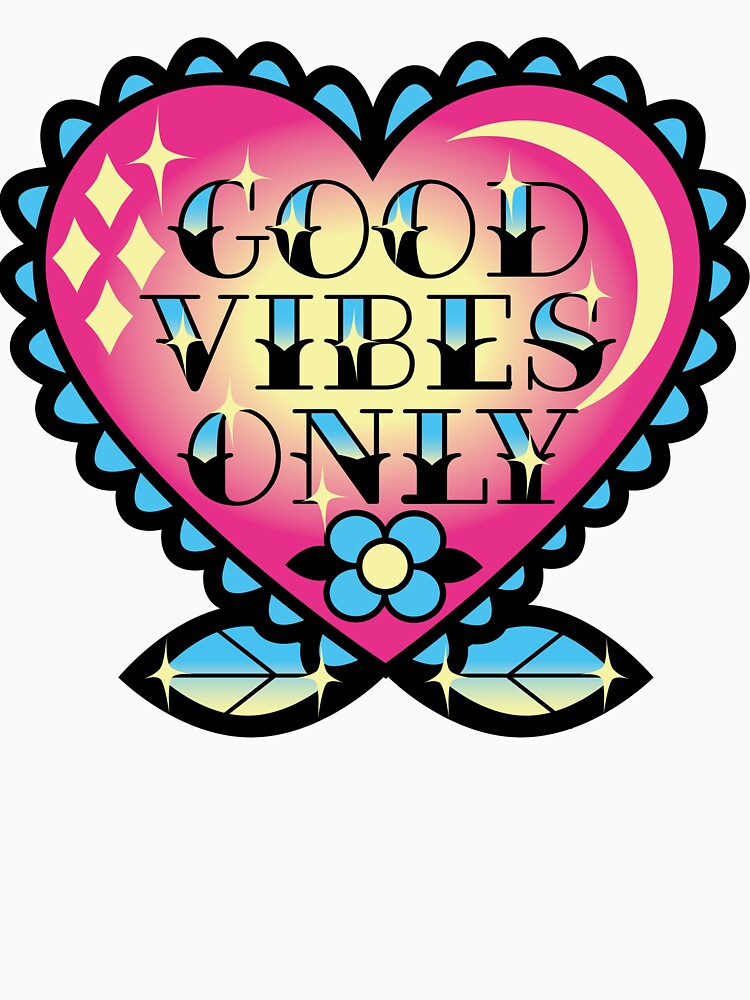 Good Vibes Only Heart by ninefourpop