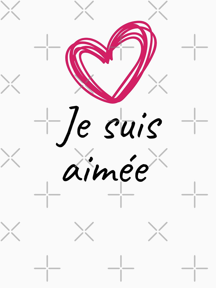 I am loved with a pink heart by PausePapote