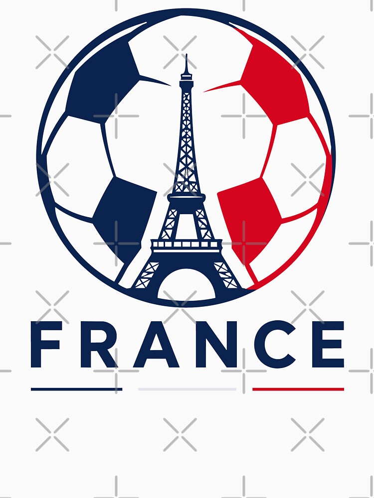 France Team Soccer Ball with Eiffel Tower | French Futbol by pixiedustpaint