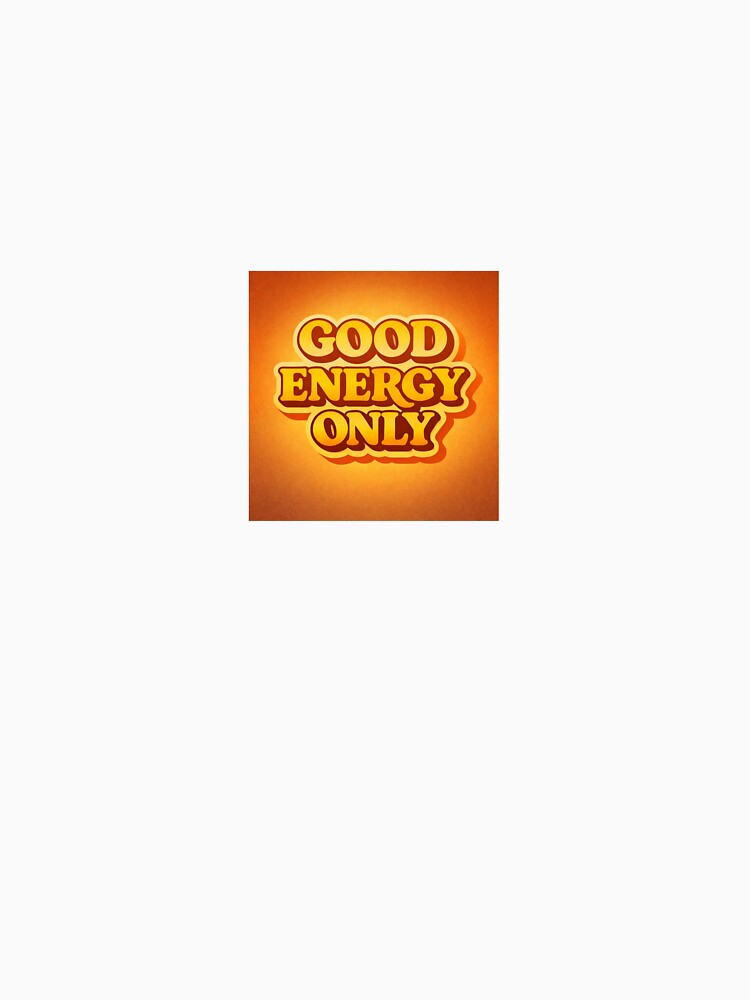 Good Energy Only Retro Typography by QuietVibeDesign