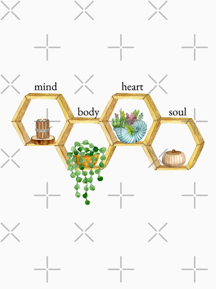 Wellness and Positivity planter | Mind Body Heart Soul by affirm-shop