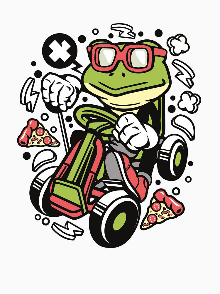 Cottagecore Aesthetic Frog Playing Banjo on Mushroom Cute by BOUBOULE2022