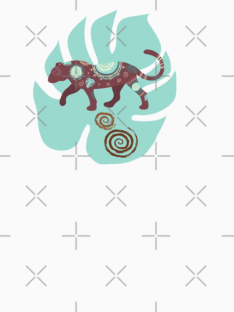 Boho Panther Leaf by HappyLifeCreate