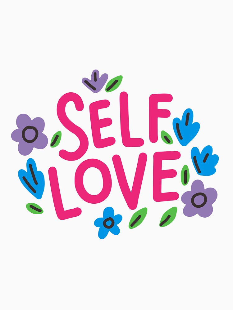 Self Love Pink Affirmation by tealborealis
