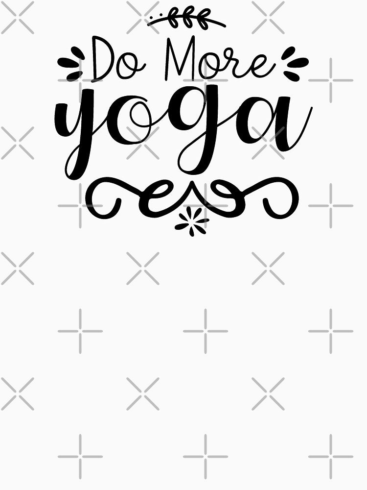 Yoga Quote Do More Yoga Motivational Saying by SoccaTamam