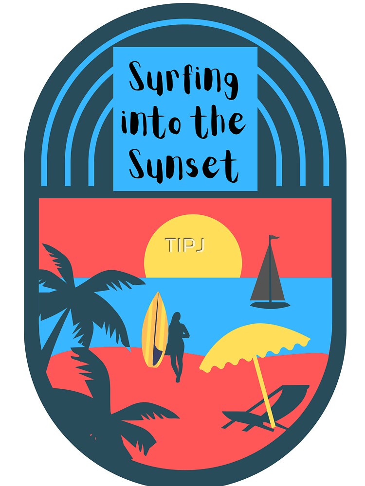 Surfing into the Sunset by TIPJ