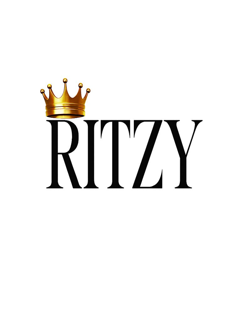 RITZY Crowned Serif Power by POD DYNASTY | Original Print On Demand T-Shirt Graphics