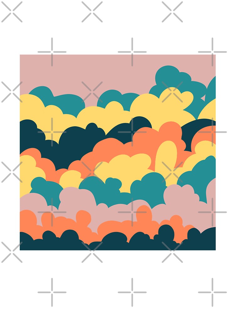 Boho clouds design by artbysarana