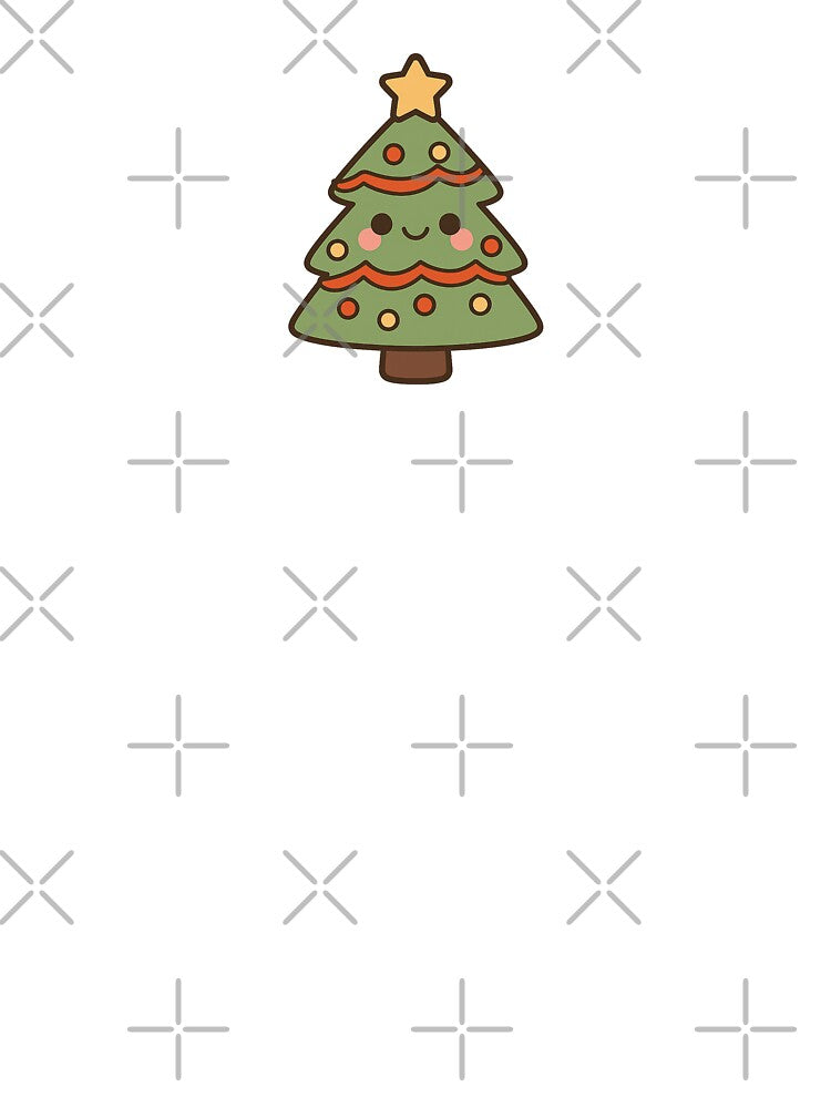 Christmas Kawaii Tree ⭐ Cute Cartoon Holiday Gift by ChillTofu
