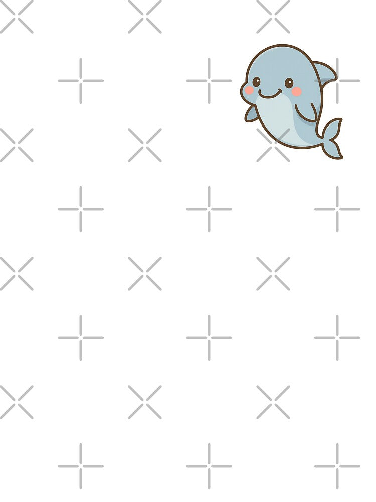 Sealife Kawaii Dolphin ⭐ Cute Cartoon Ocean Animal Gift for Dolphin Lovers by ChillTofu