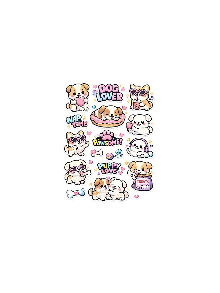 Cute Pastel Dog Sticker Pack by ACHHUU