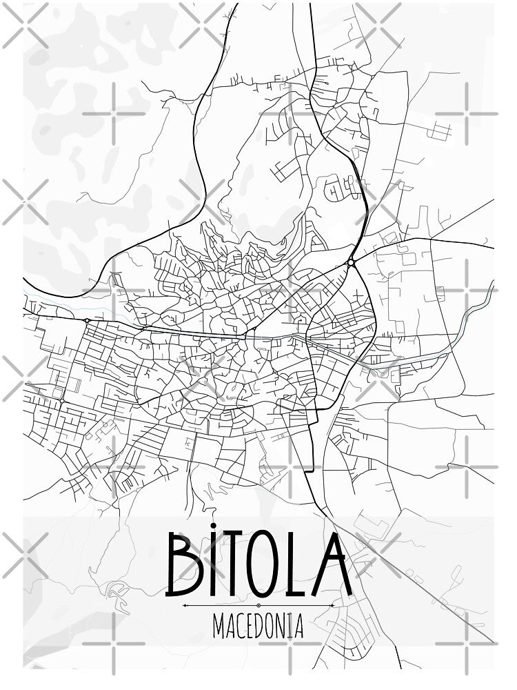 Bitola, Macedonia Map by TravelWish