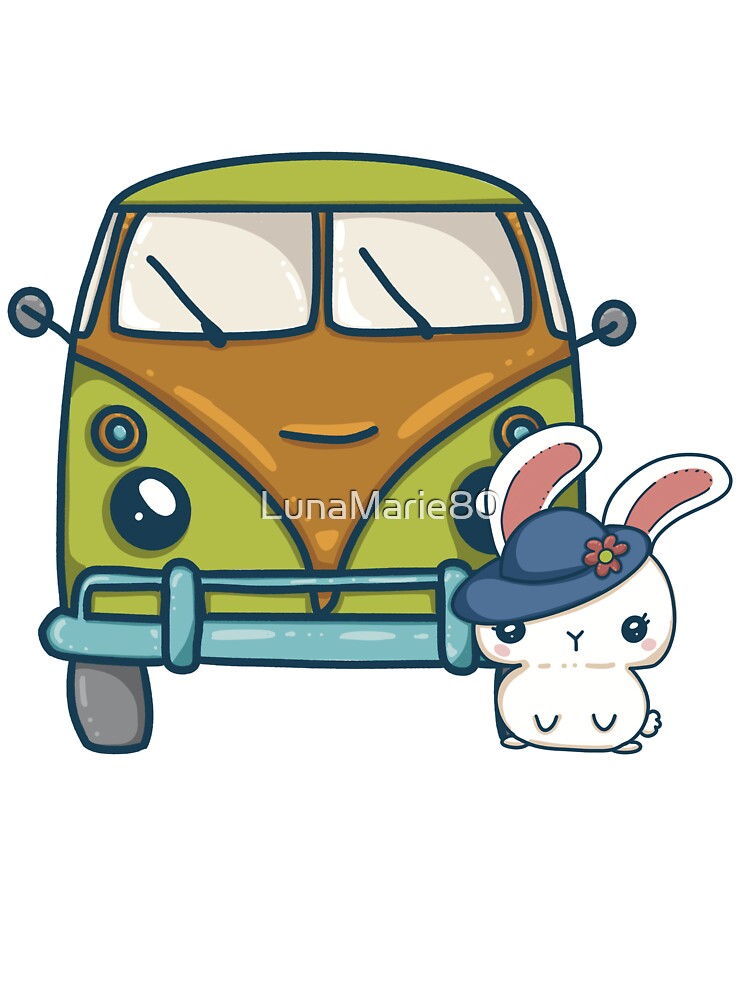 Kawaii Travel Bunny by LunaMarie80