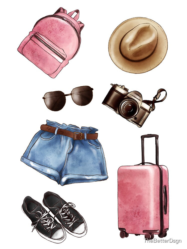 Illustrations for travelers by TheBetterDsgn