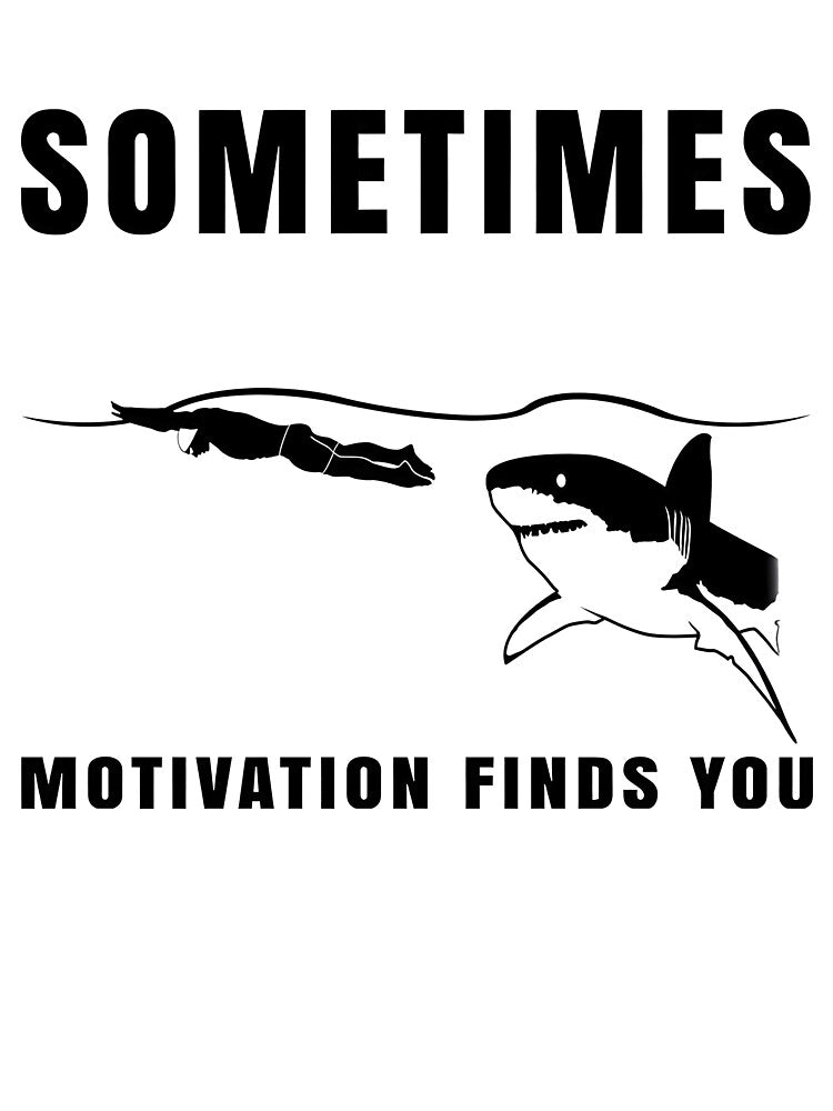 Sometimes Motivation Finds You fish by BeatrixKnoll