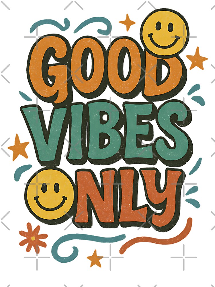 Good Vibes Only Retro by stylishdzign