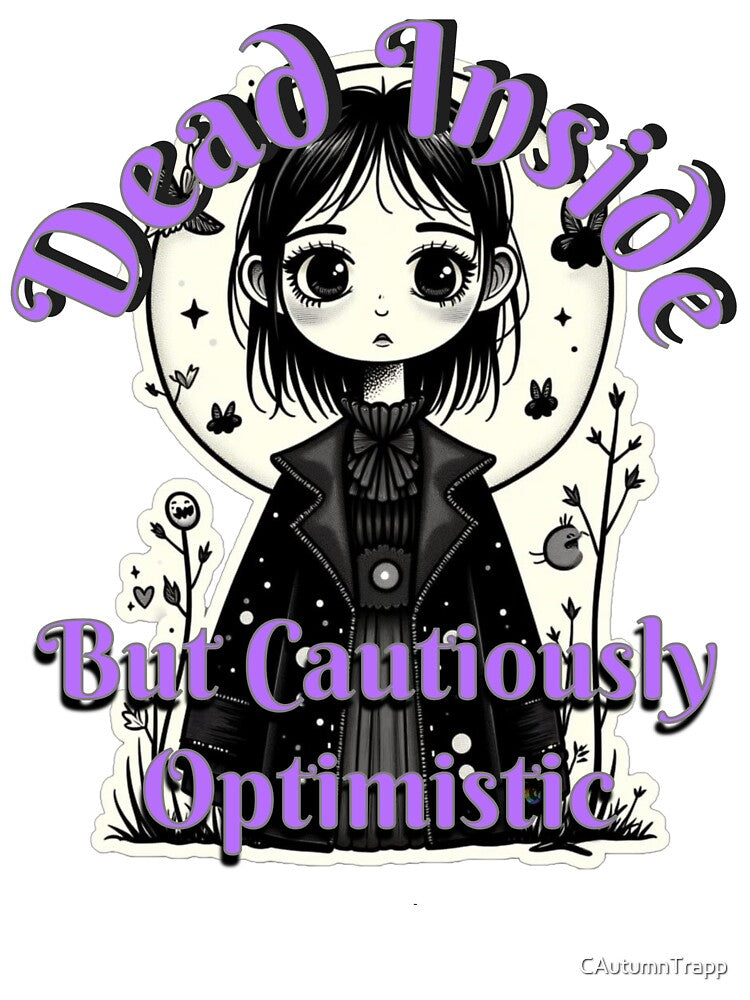 Cautiously Optimistic Goth Girl by CAutumnTrapp