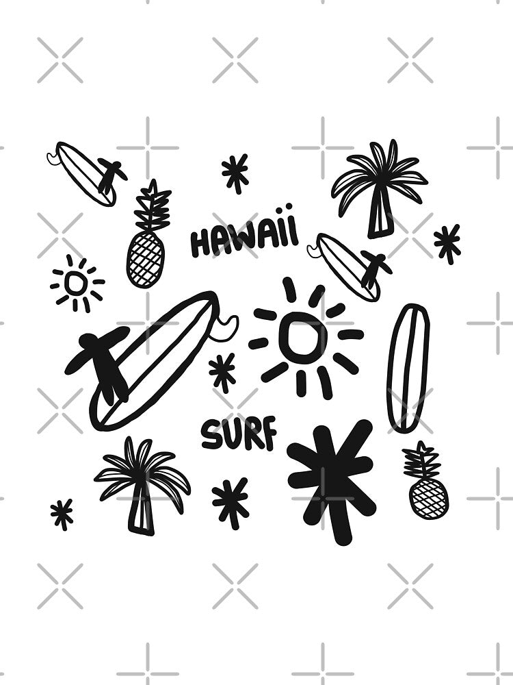 Hawaii surf paddle surf minimalist surfing by Tropical Blood