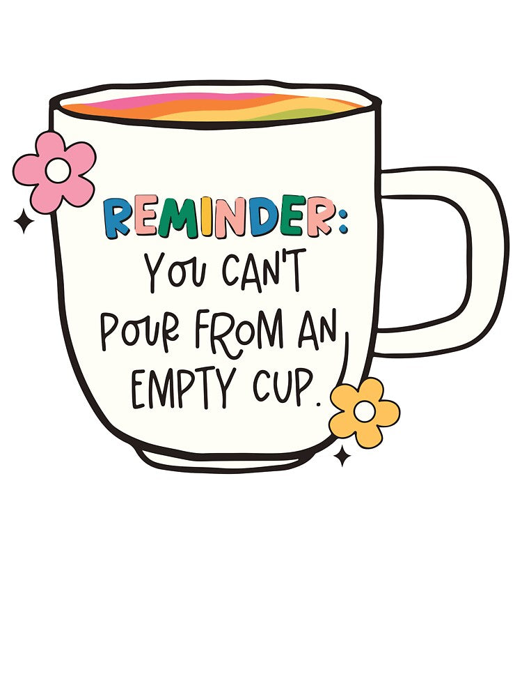 Reminder: you can't pour from an empty cup by BrownHorse90s