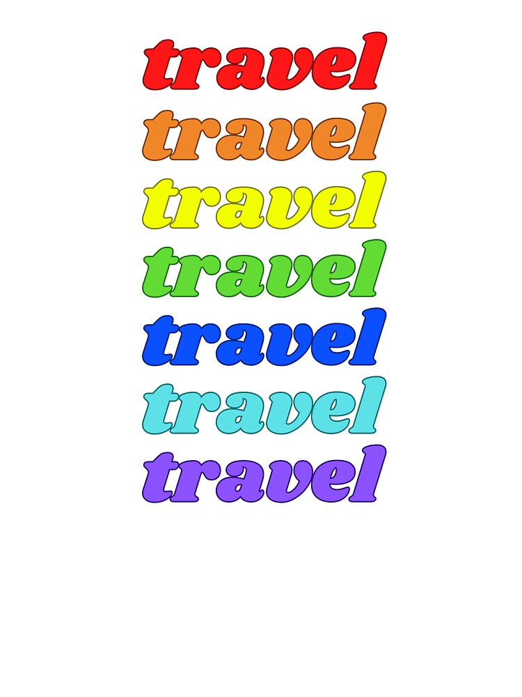 Travel Rainbow by Stepadoda
