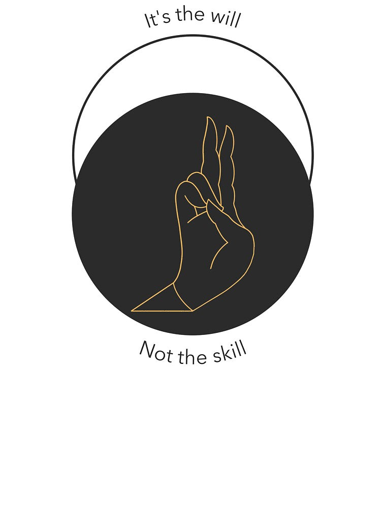 It's the will Yoga Classic T-Shirt by HalasDesign