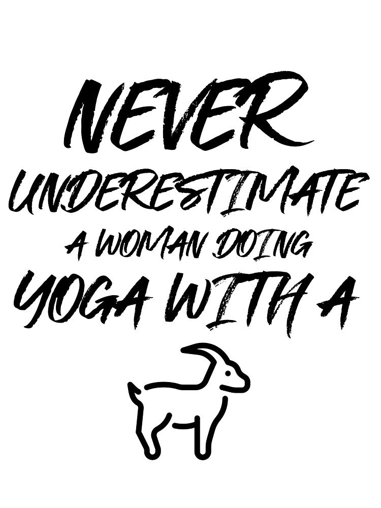 Funny Yoga With Goats by RiseandShineTee
