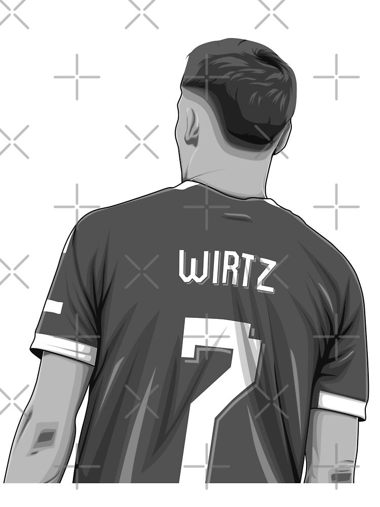Florian Wirtz Black and White Version by Aldduardo