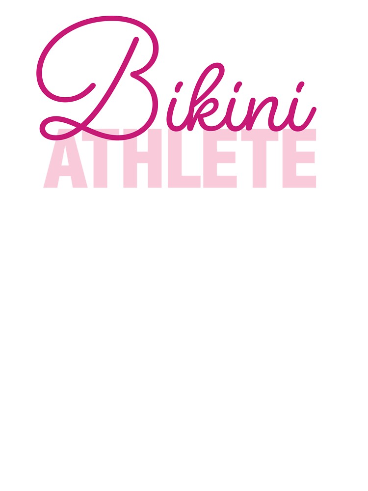 Bikini Athlete Pink by alicialaird