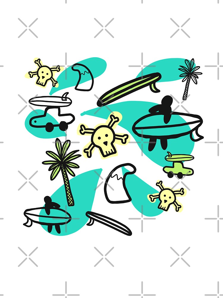 Surf surfing illustration draw cool surf minimal by Tropical Blood