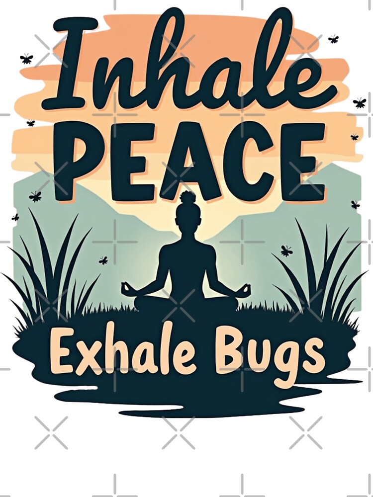 Inhale Peace. Exhale Bugs. by PerkzPrints