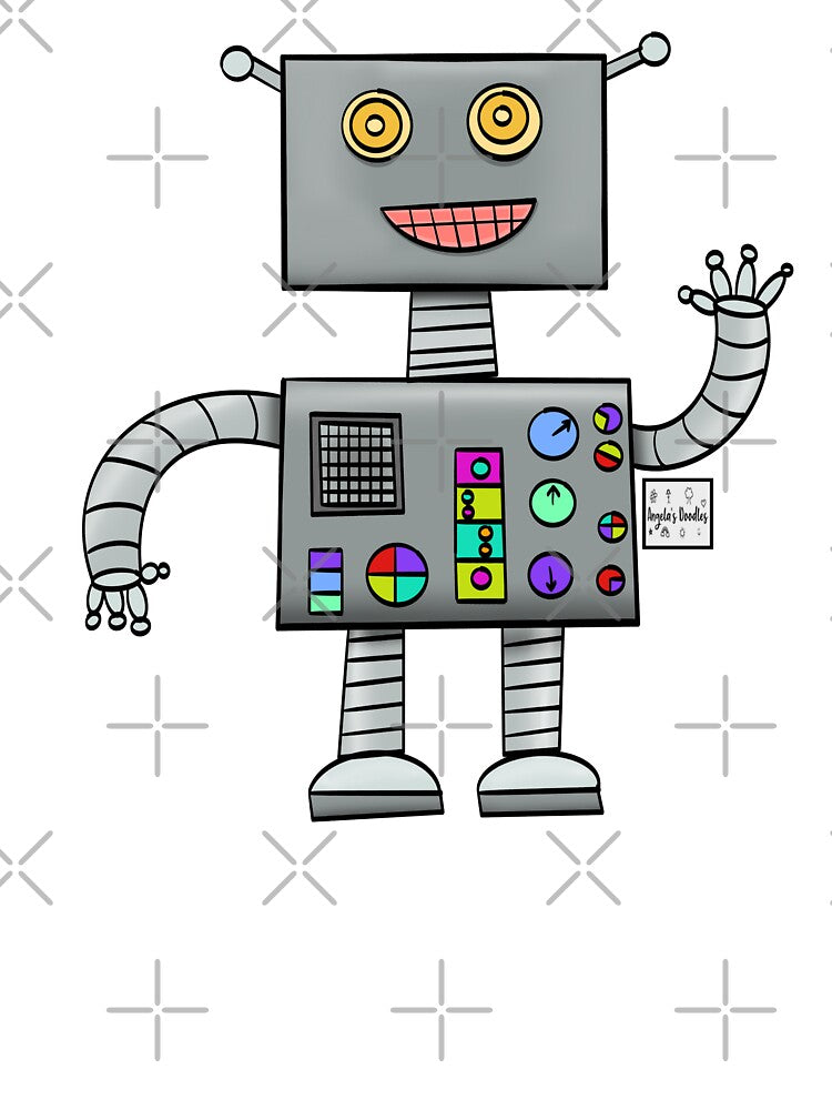 Rob the robot by Angela’s Doodles