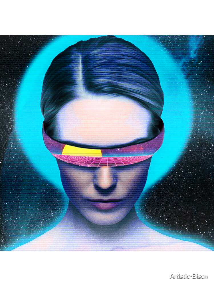 Synthwave Woman by Artistic-Bison