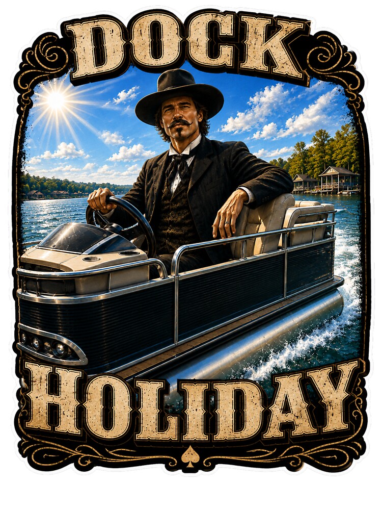 Dock Holiday by Bizarrotees