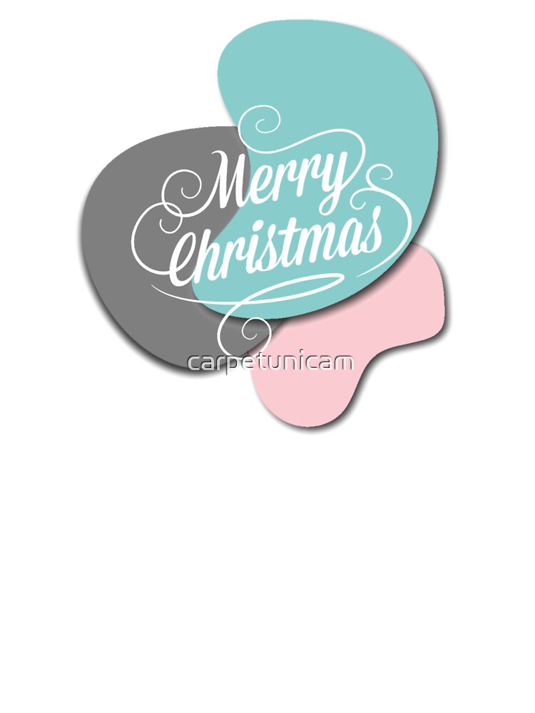 Merry Christmas retro design by carpetunicam