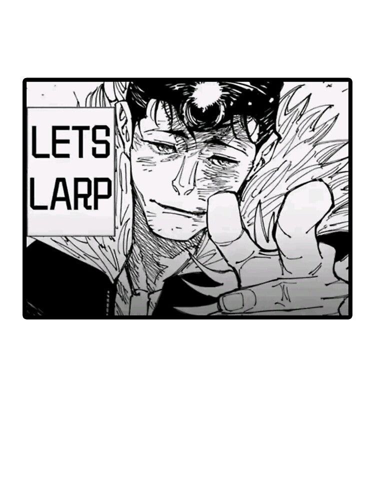 JANE JULIET / RYU ISHIGORI LETS LARP (SENDAI COLONY CULLING GAMES LETS USE EVERY LAST DROP AGENDA MEME) by Python Designs