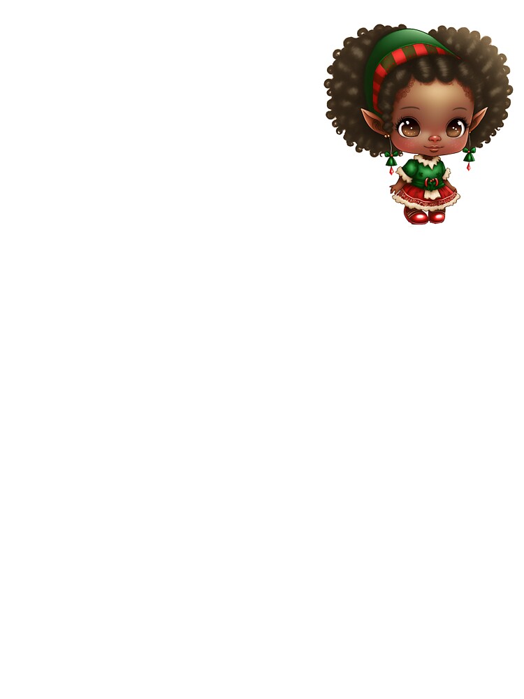 Afro-Fabulous Christmas Elf by TheChibiStore