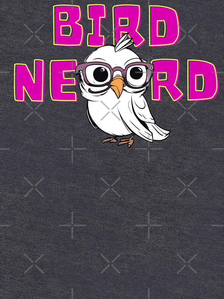 bird nerd owl pink design by TheWaterBirds
