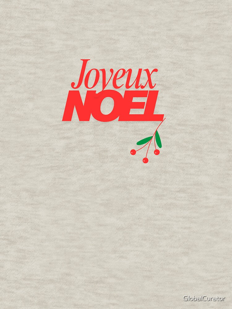 Modern Joyeux Noel - Merry Christmas Greetings by GlobalCurator