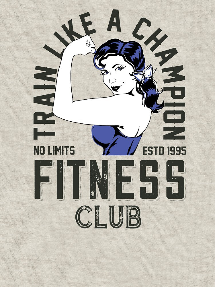 Women's Train Like a Champion Fitness Club by The Masked Designer