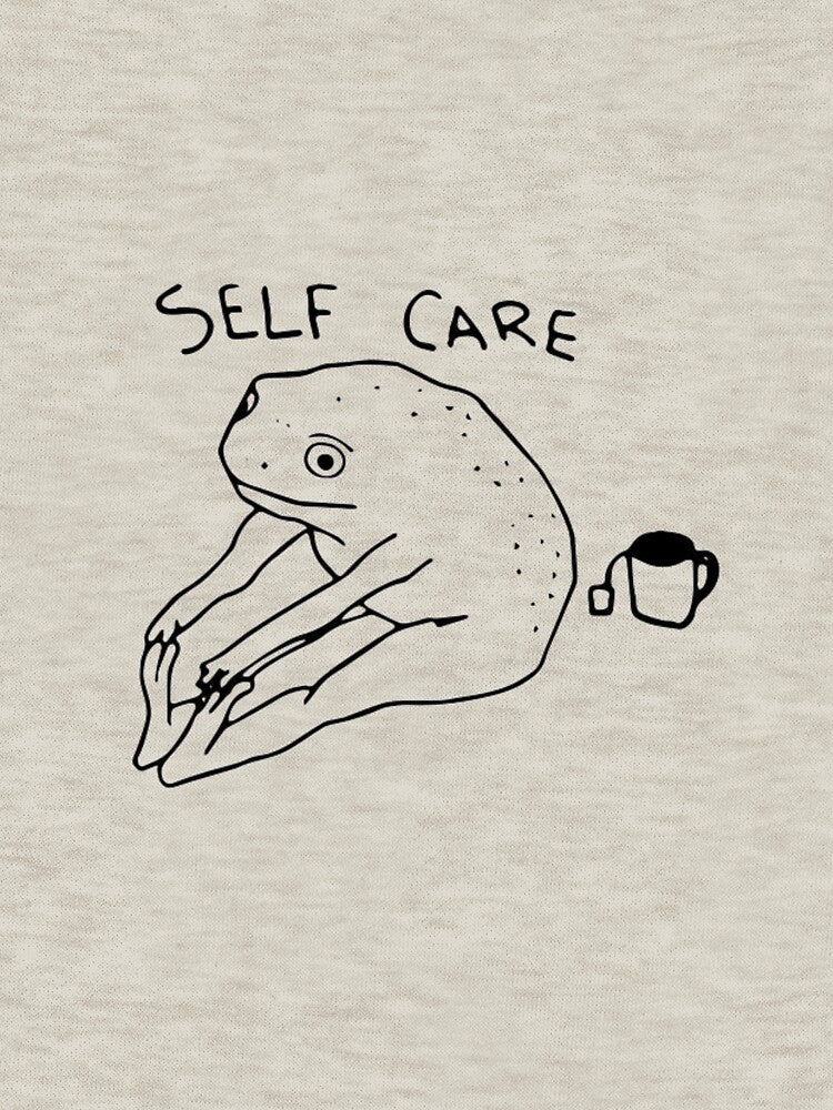 Funny Frog Self Care by bisilachel