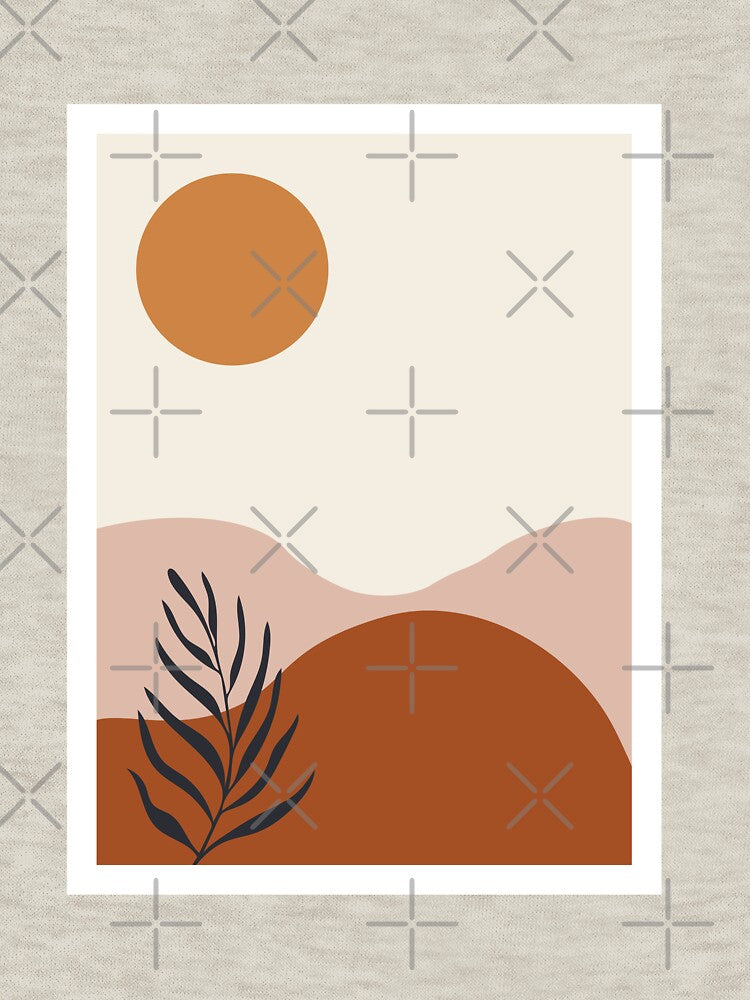Boho Desert Sunset - Modern Bohemian by mauraurus