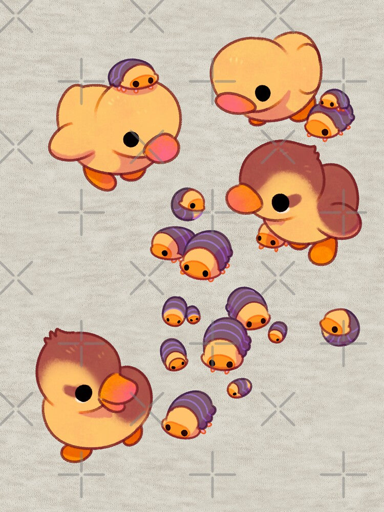 Ducklings and isopods by pikaole