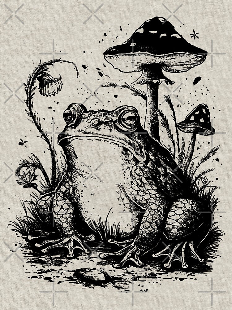 Goblincore Frog by SztuKarola