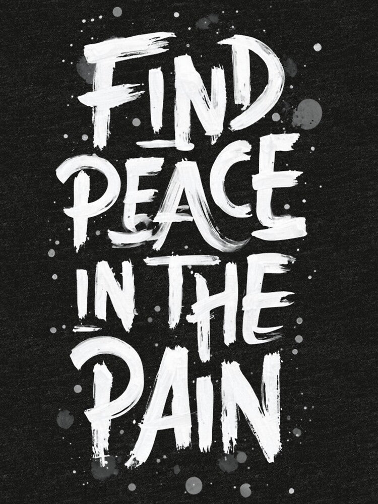 Find Peace in the Pain by niclothing